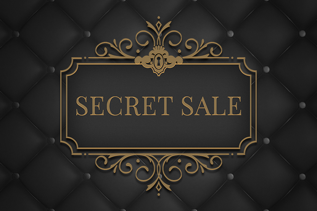 YOUR VIP ACCESS TO SECRET SALE STARTS NOW