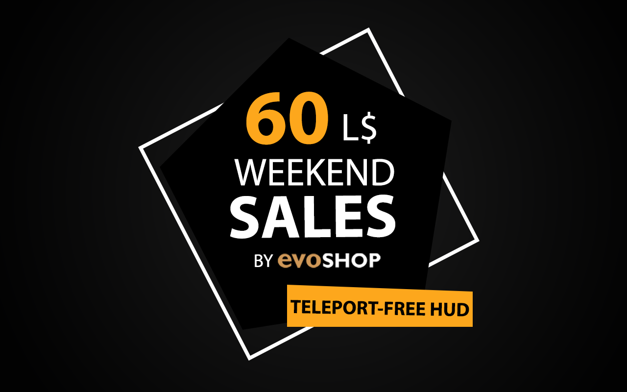 EVOSHOP 60L WEEKEND SALES IS THE WEEKEND SALE YOU CAN’T MISS