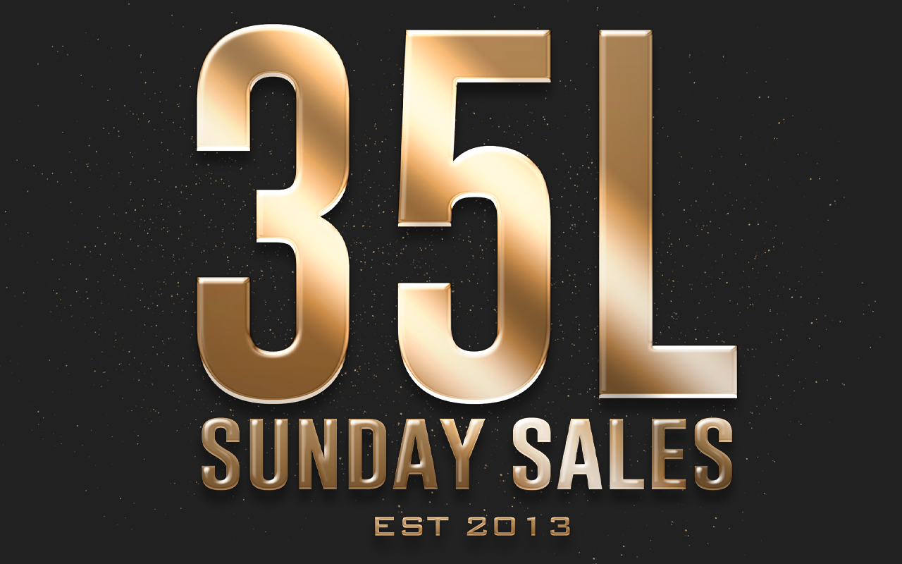 THE WEEKEND ISN’T OVER YET. SHOP 35L SUNDAY SALES TODAY!