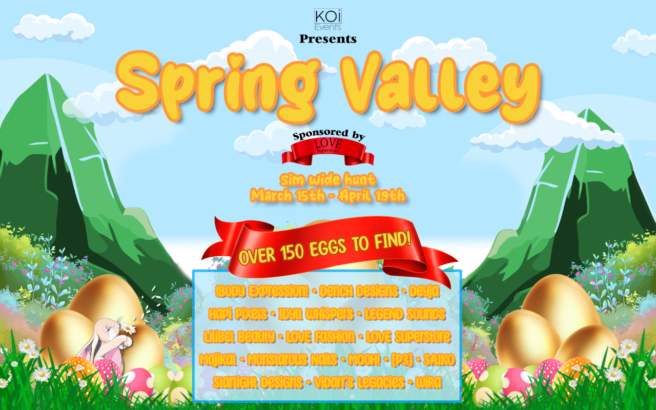 COME PLAY & FIND SOME GOLDEN EGGS @ THE SPRING VALLY HUNT