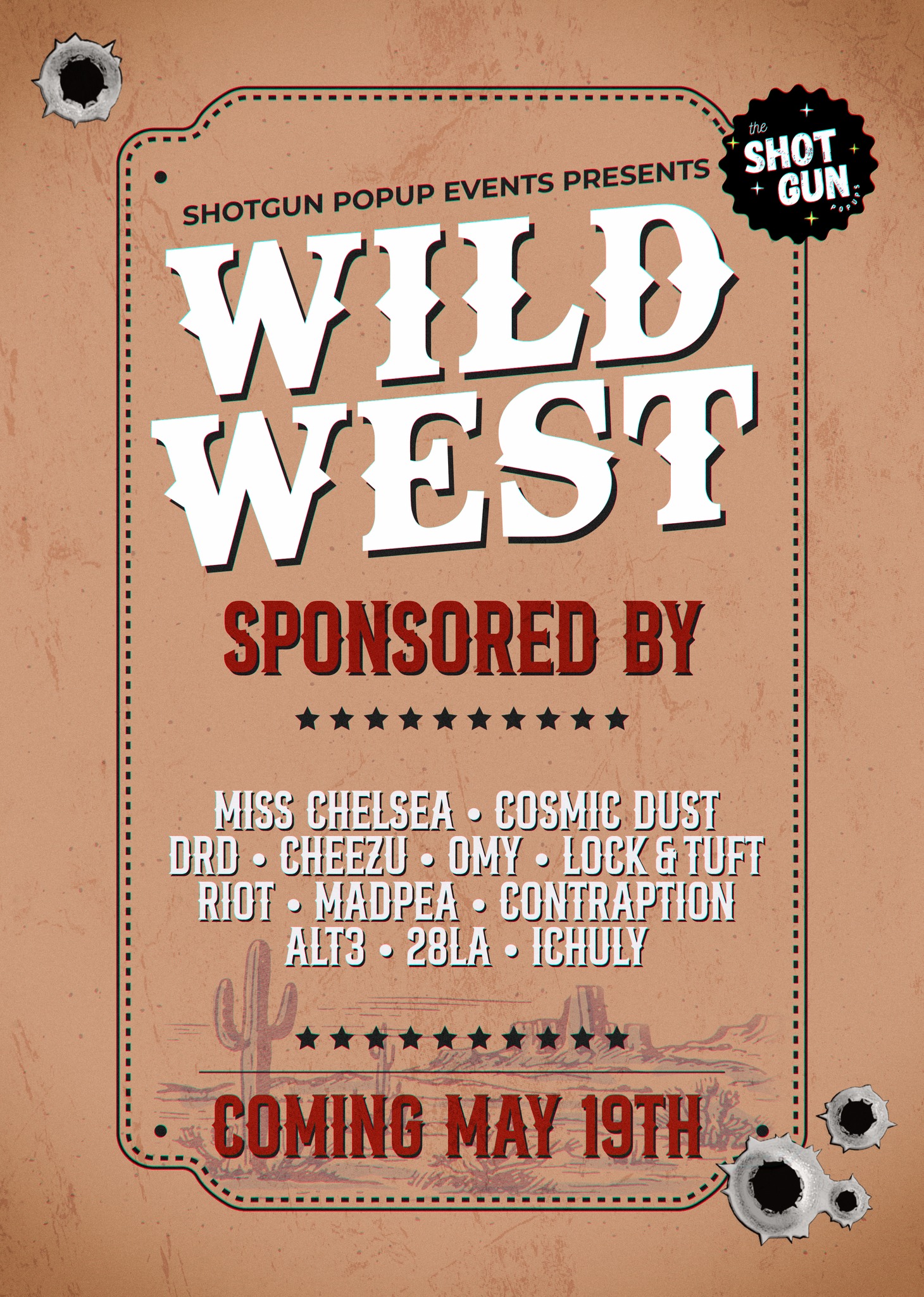 WELCOME TO THE WILD, WILD WEST: BY SHOT GUN EVENTS!
