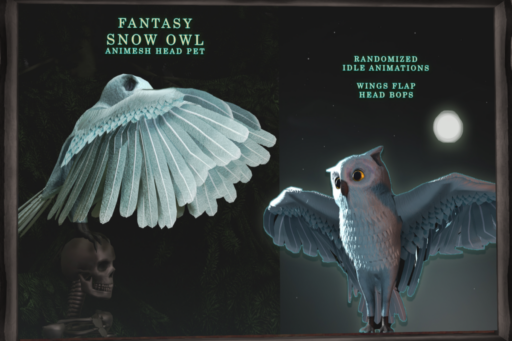 Fantasy Snow Owl, L$599