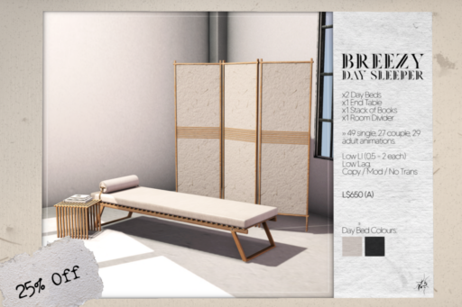 Breezy Day Sleeper, L$488