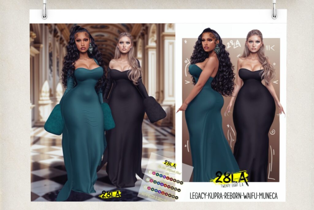 Ru Gown - Inithium/Legacy/Reborn/Yentenments/+mods, L$400 each/L$2999 FP