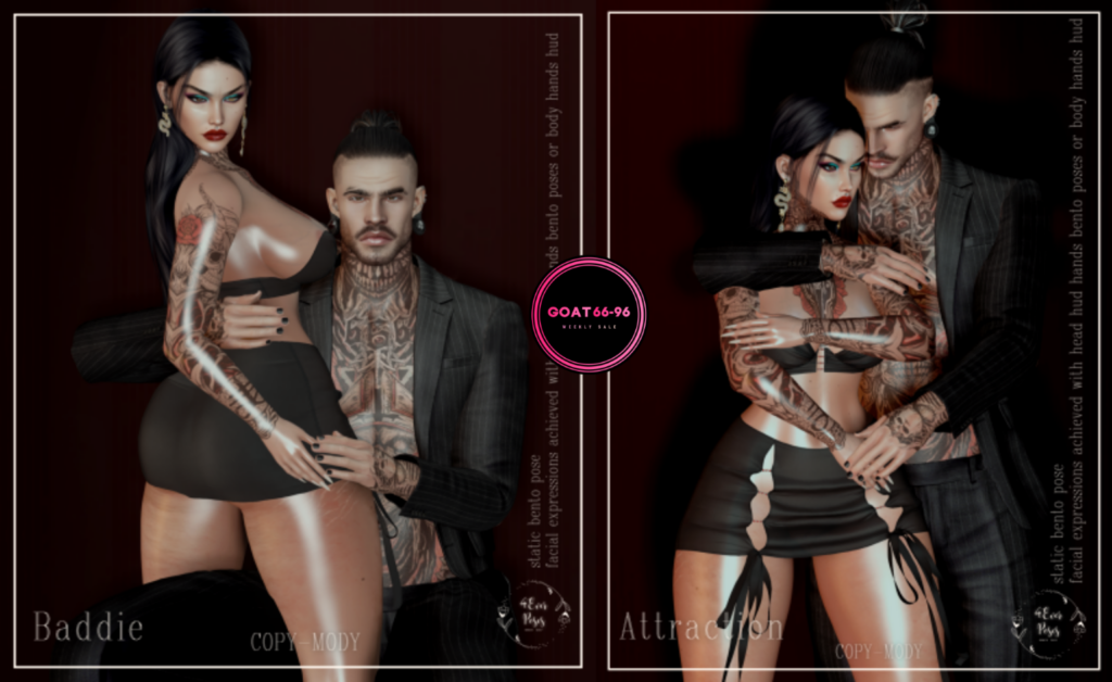 Baddie and Attraction Pose Sets