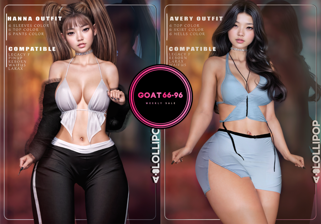 Avery and Hanna Outfits - Legacy/MaitreyaX/Reborn/+mods