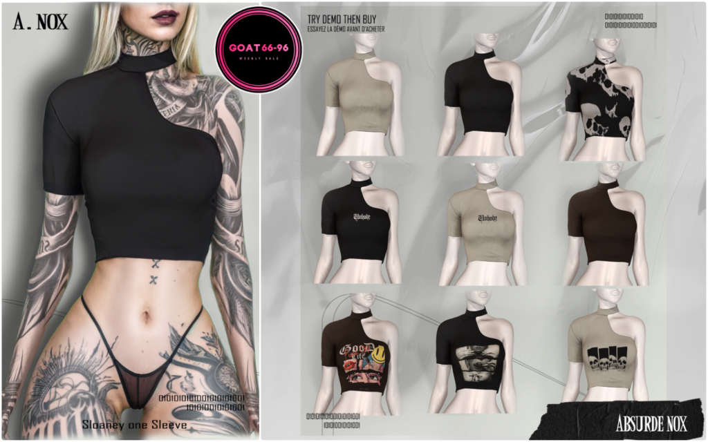 Sloney One Sleeve Top - No fits listed