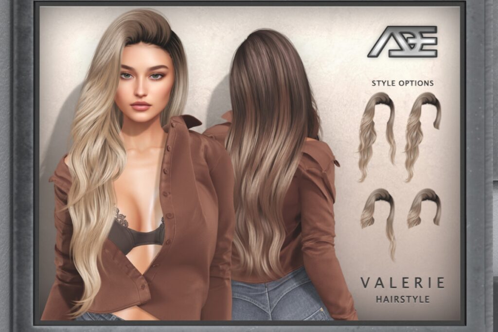 Valerie Hairstyle, L$350 each/L$200 Style HUD/L$900 FP