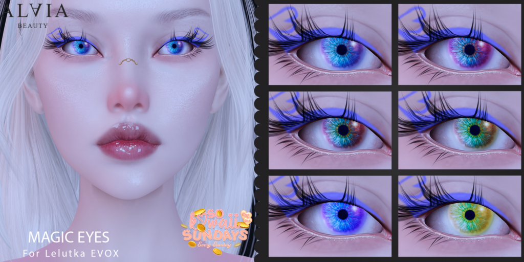 Magic Eyes - EvoX	&lt;a href=&quot;http://maps.secondlife.com/secondlife/Mellor/96/199/26&quot;&gt;Teleport&lt;/a&gt;