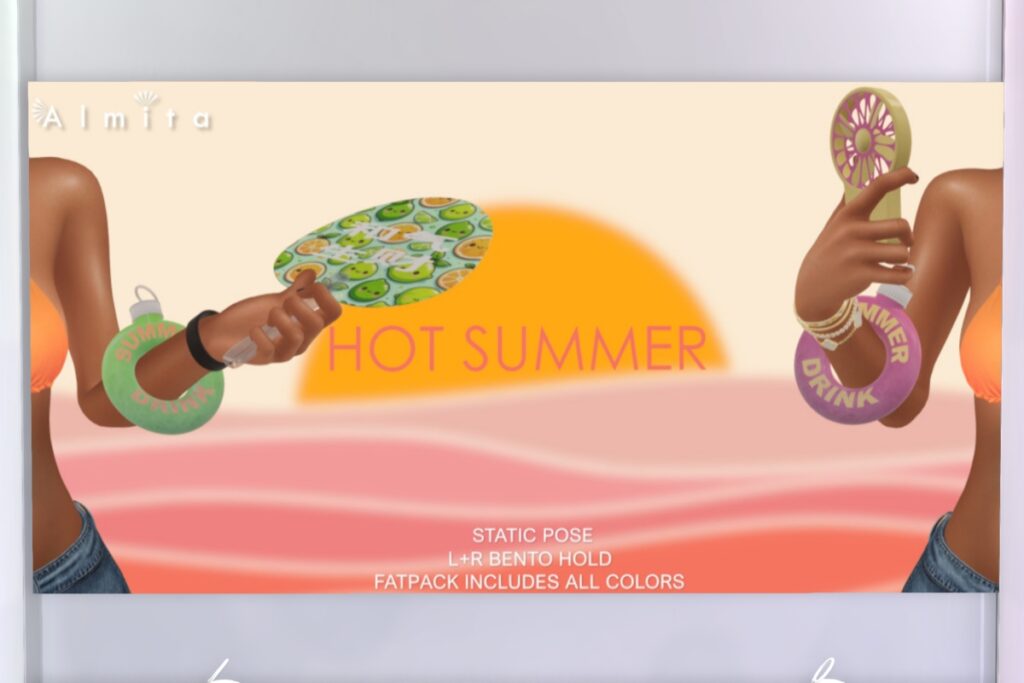 Hot Summer Holdable, L$379 each/L$1379 FP