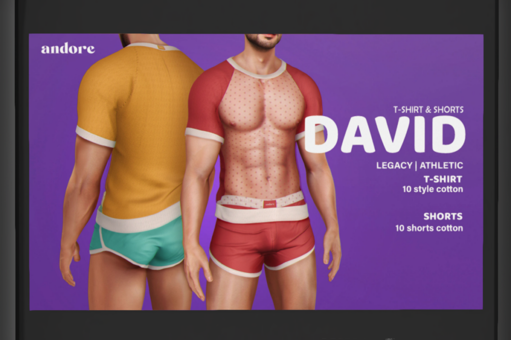David Set - Legacy/+mods, L$249 each/L$1494 FP