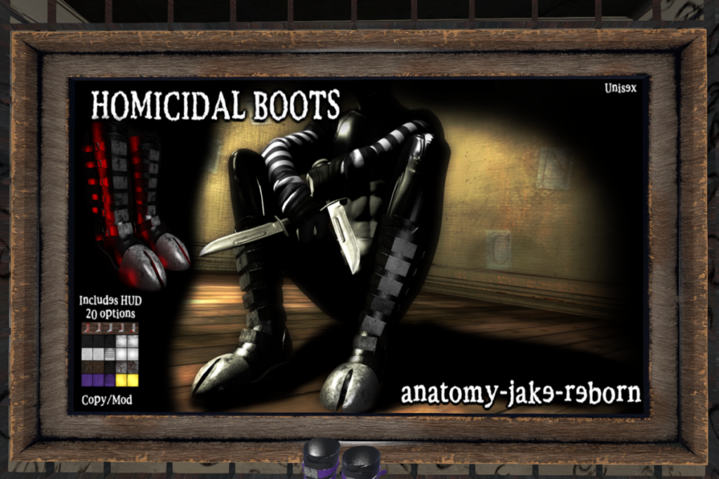 Homicidal Boots - Anatomy/Jake/Reborn, L$399