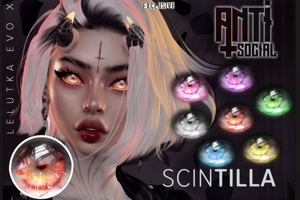 Scintilla Eyes - EvoX, L$350