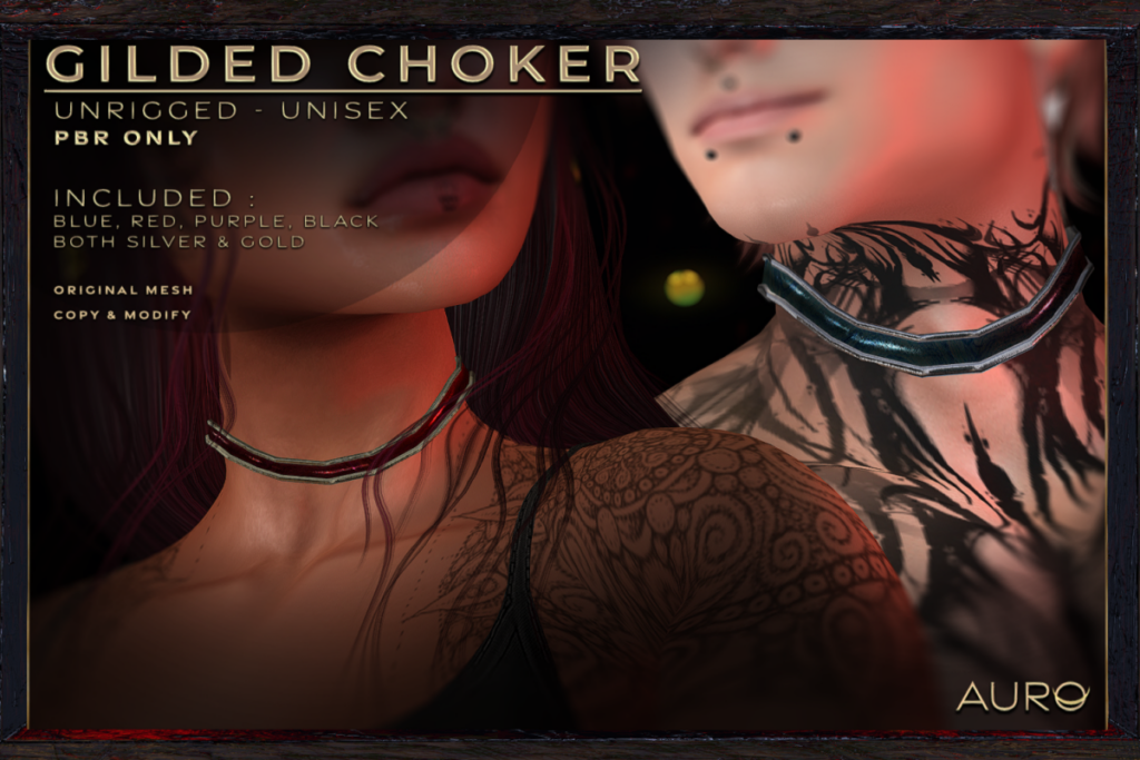 Gilded Choker, L$200