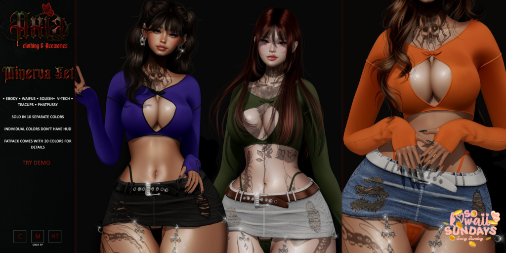 Minerva Set - Reborn/+mods	&lt;a href=&quot;http://maps.secondlife.com/secondlife/Winterfell%20North/143/94/27&quot;&gt;Teleport&lt;/a&gt;