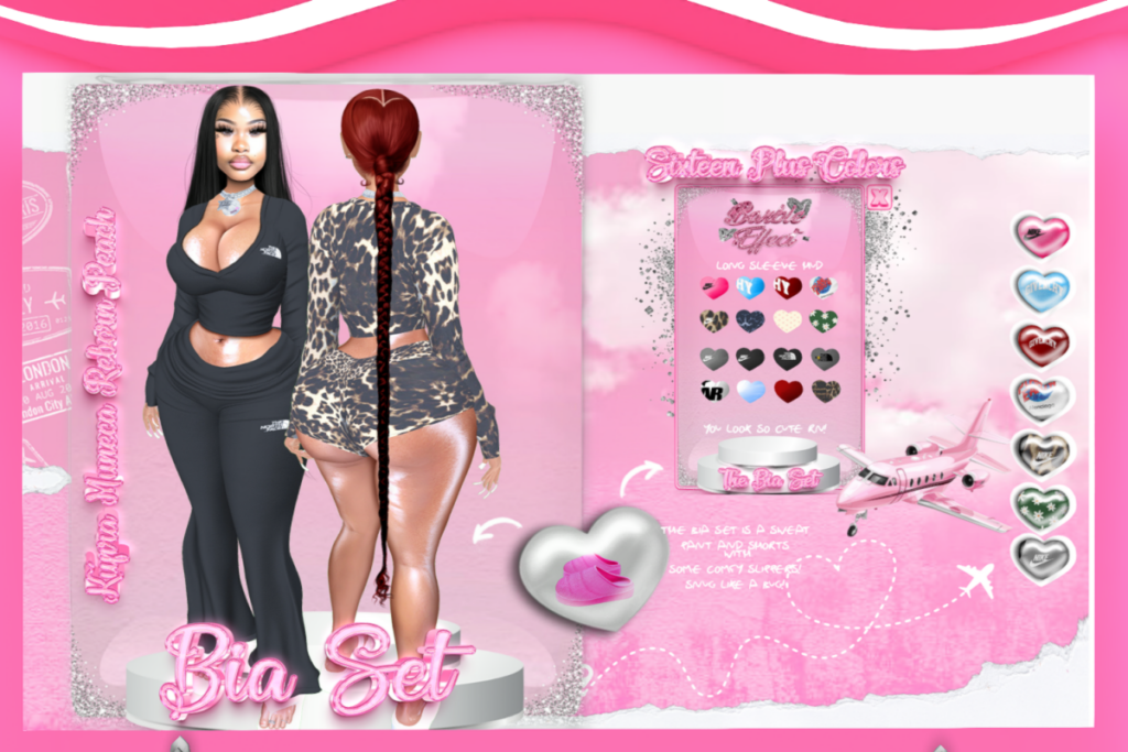 Bia Top, Shorts, Pants and Slippers - Inithium/Peach/Reborn/Yentements, L$250-L$399 each/L$899 each FP