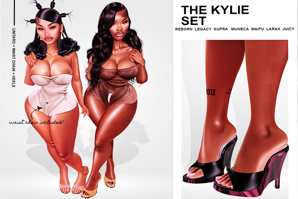 Kylie Set - Inithium/Legacy/MaitreyaX/Muneca/Reborn/+mods, L$999-L$3499 FP each