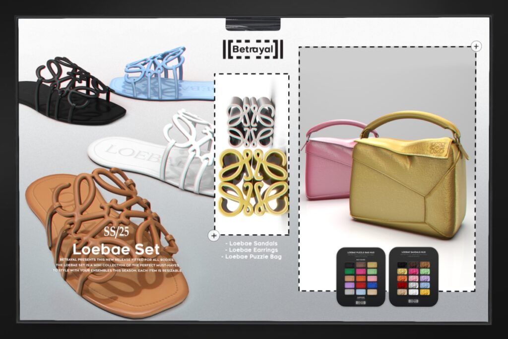 Loebae Accessories - no fits listed, L$325 each/L$349-L$999 each FP