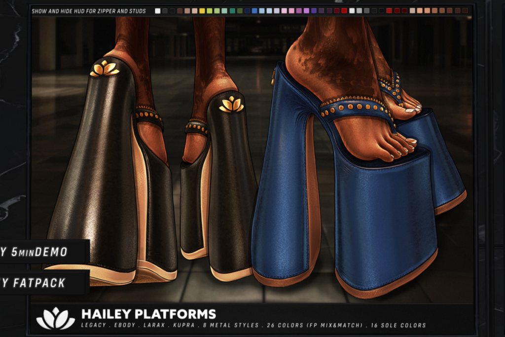 Hailey Platforms - Inithium/Legacy/MaitreyaX/Reborn, L$225 each/L$945 FP