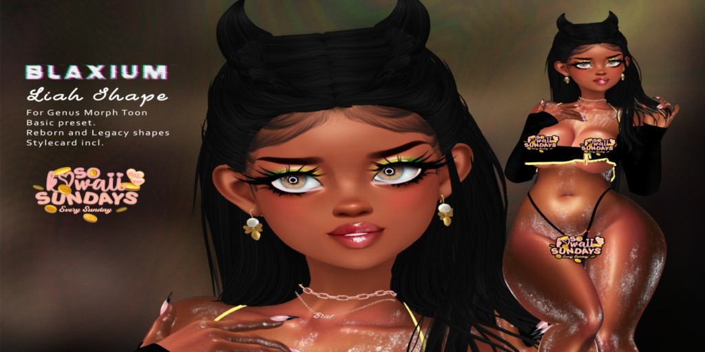 Lilah Female Shape - Genus Morph Toon/Legacy/Reborn