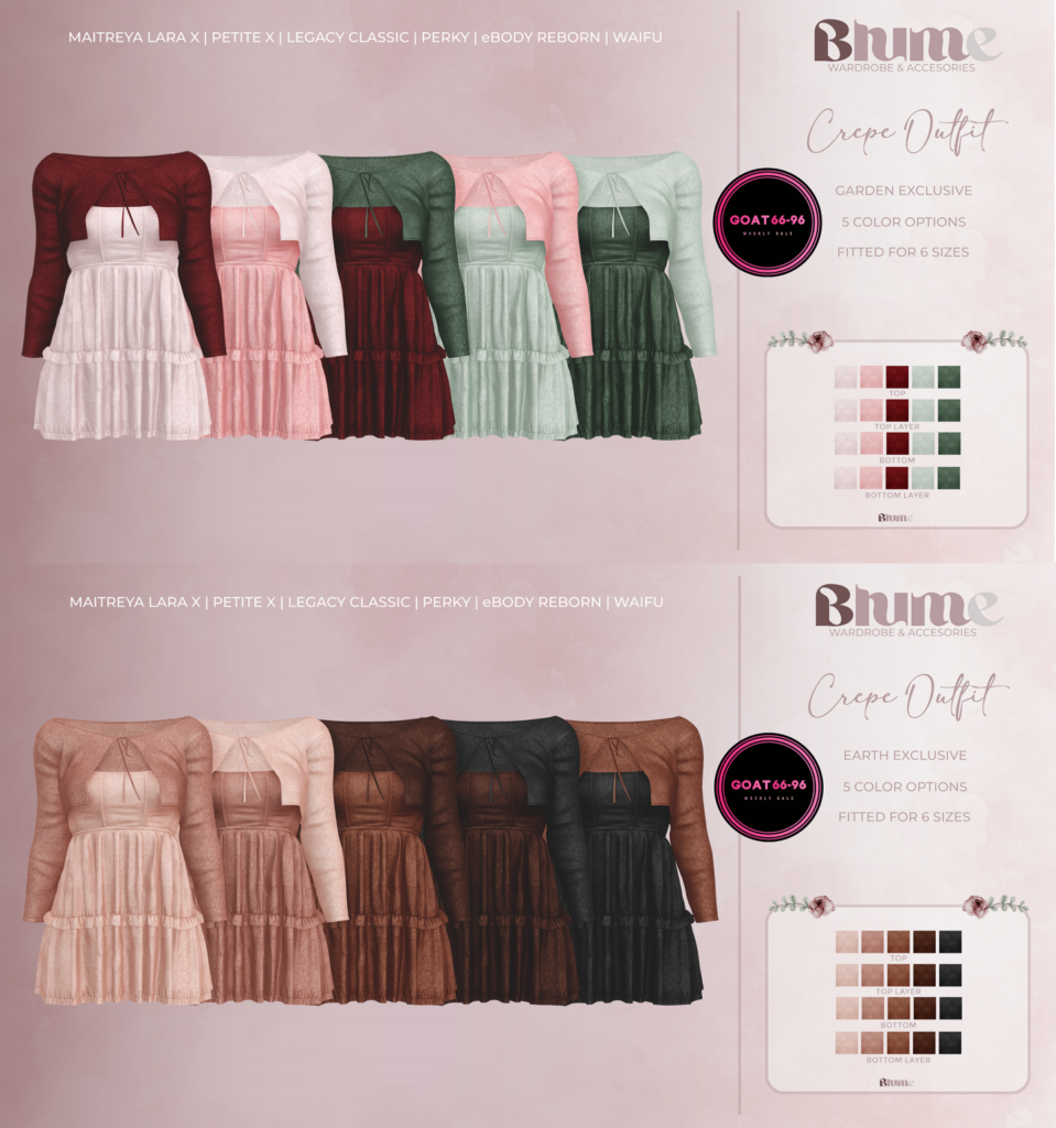 Crepe Outfit - Legacy/MaitreyaX/Reborn/+mods