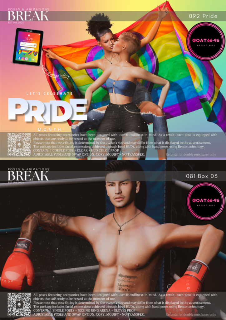 092 Pride and 081 Box 03 Poses