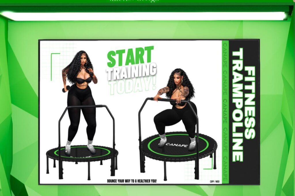 Fitness Trampoline, L$550 each/L$999 FP