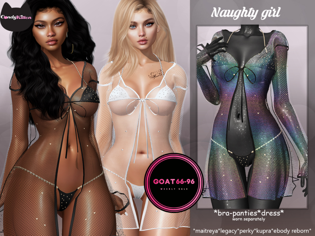 Naughty Girl Outfit - Inithium/Legacy/Maitreya/Reborn/+mods