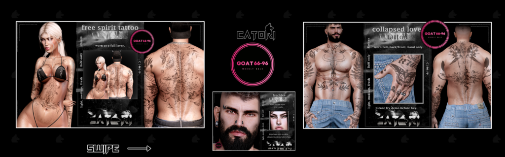 Freckles - EvoX | Free Spirit Tattoo and Collapsed Love Tattoo - BOM