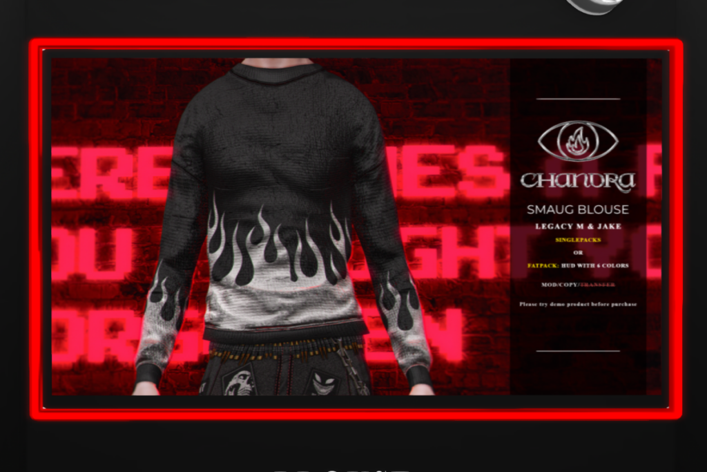 Smaug Blouse - Jake/Legacy, L$200 each/L$1000 FP