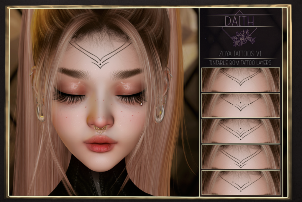 Zoya Tattoos v1 - EvoX, L$289