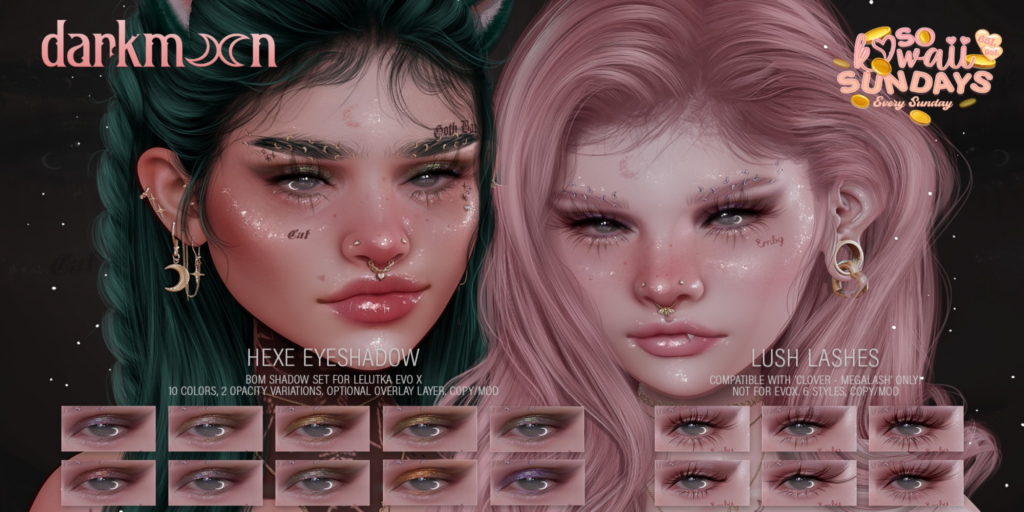Hexe Eyeshadow - EvoX | Lush Lashes - Clover Megalash