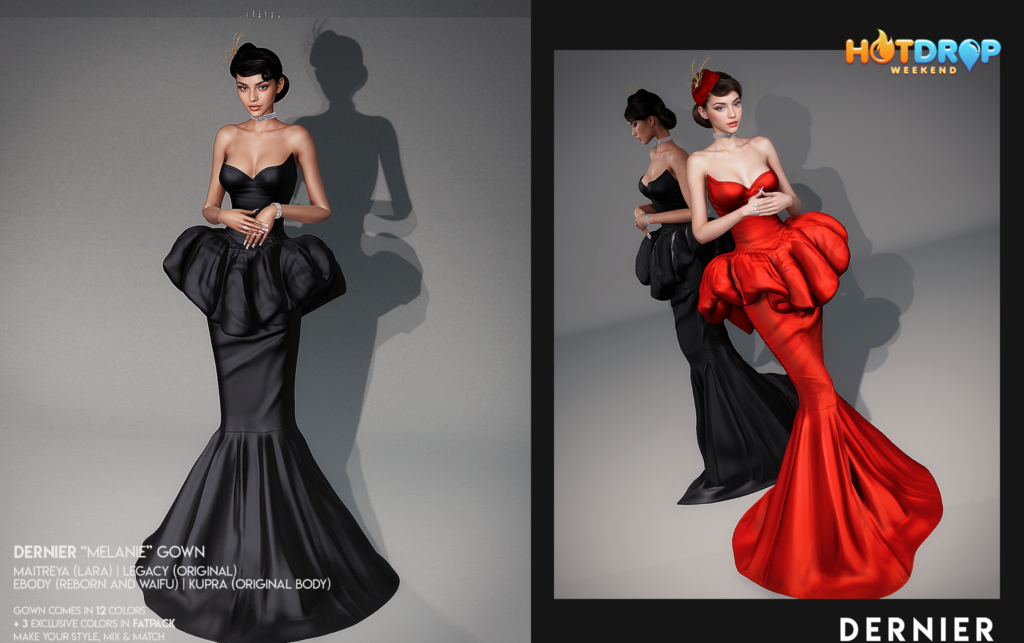 Melanie Gown - Inlithium/Legacy/Maitreya/Reborn/+mods