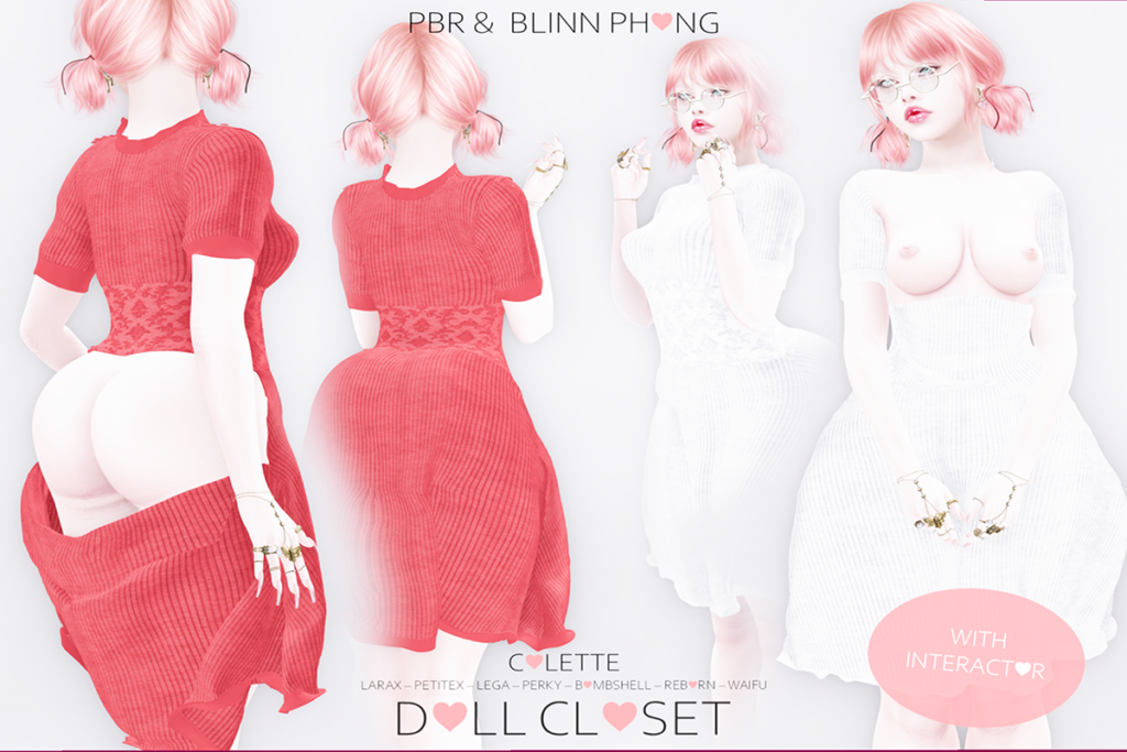 Colette Dress - Legacy/MaitreyaX/Reborn/+mods, L$699 each/L$1999 FP