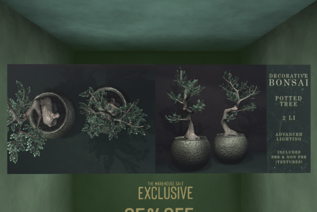 Decorative Bonsai Potted Plant, L$225