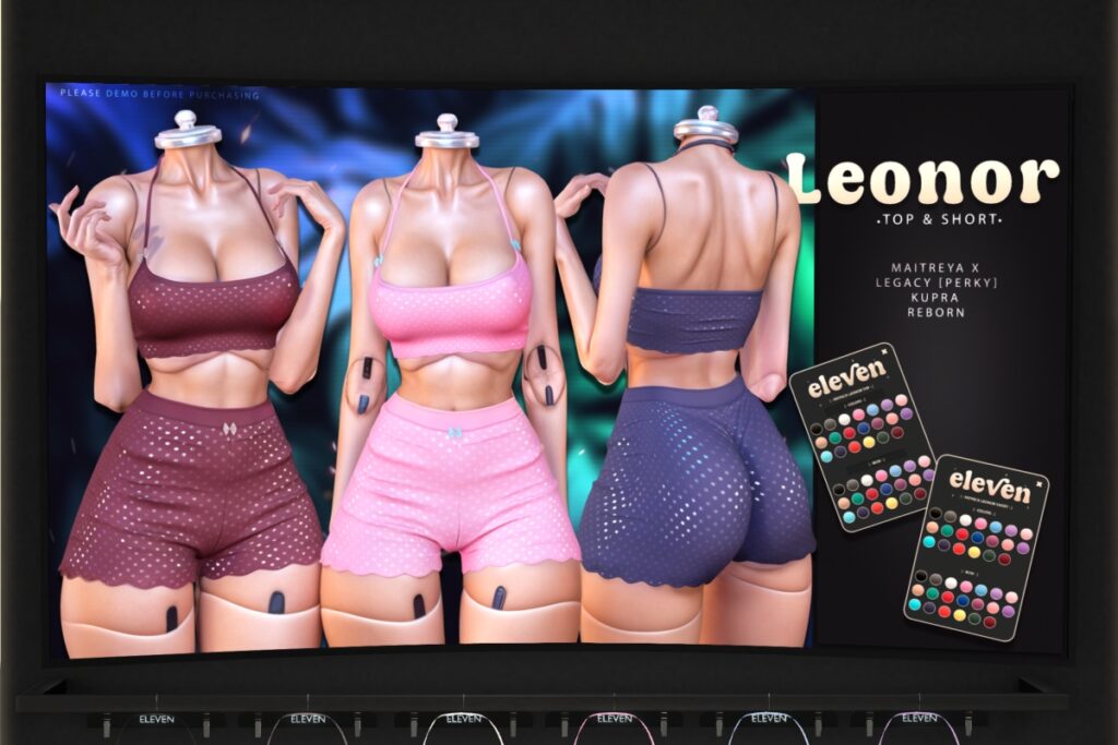 Leonor Outfit - Inithium/Legacy/MaitreyaX/Reborn/+mods, L$240 each/L$1299 each FP