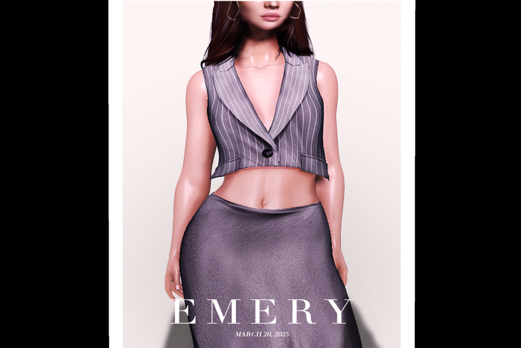 Claudia Vest and Skirt - MaitreyaX, L$200 each/L$750-L$1000 FP each