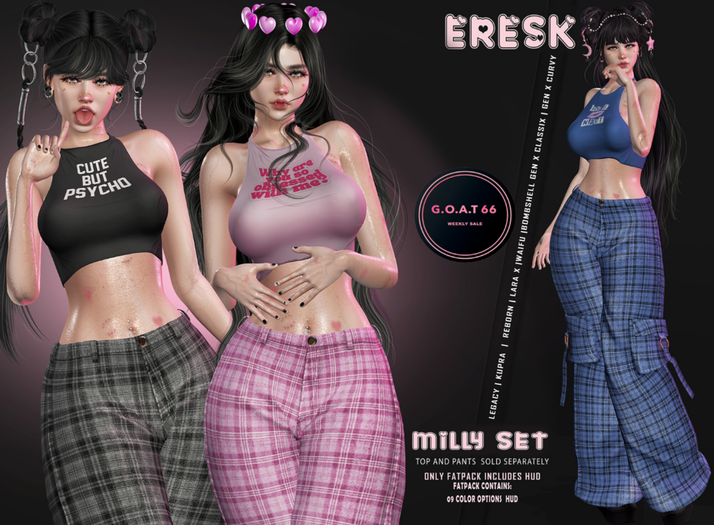 Milly Set - GenX/Inithium/Legacy/MaitreyaX/Reborn/+mods