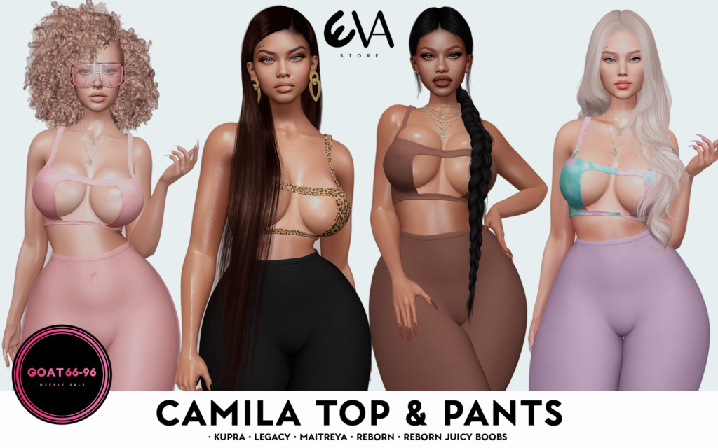 Camila Top and Pants - Inithium/Legacy/Maitreya/Reborn/+mods