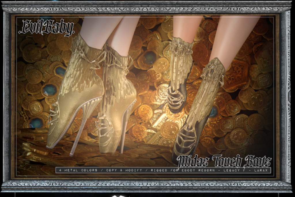 Midas Touch Boots - Legacy/MaitreyaX/Reborn, L$399