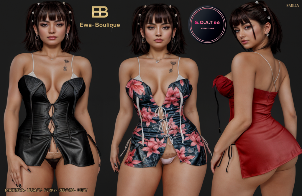 Emilia Dress - Legacy/Maitreya/Reborn/+mods