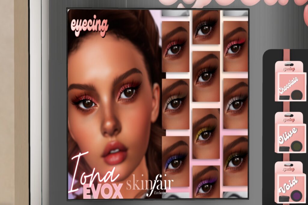 Iona Eyeshadow - EvoX, L$69 each/L$600 FP