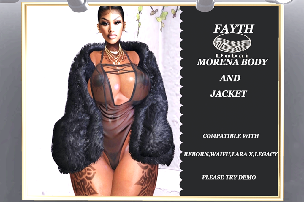Morena Bodysuit and Jacket - Legacy/MaitreyaX/Reborn/+mods, L$250 each
