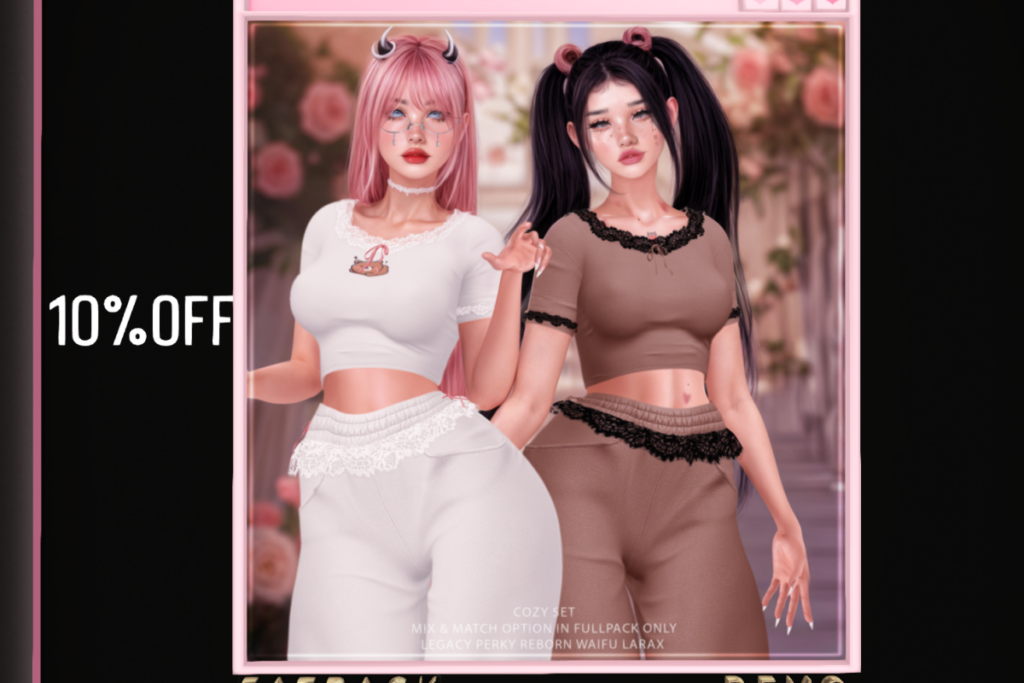 Mannon Cozy Outfit - Legacy/MaitreyaX/Reborn/+mods, L$199-L$237 each/L$999 FP