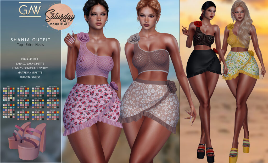 Shania Outfit - Erika/Inithium/Legacy/Maitreya/Reborn/+mods