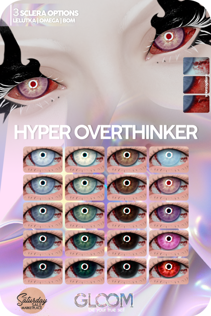 Hyper Overthinker Eye Collection - BOM/Lelutka/Omega