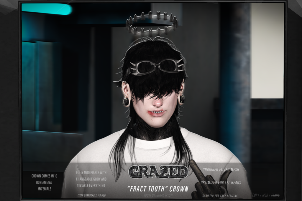 Fract Tooth Crown, L$225