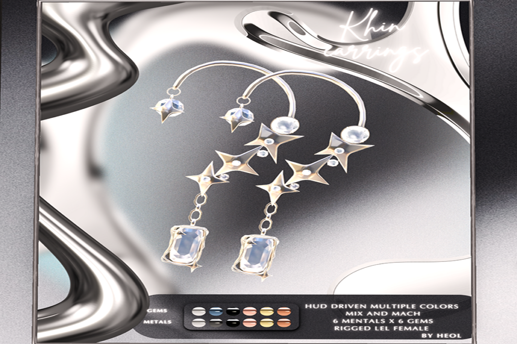 Khin Earrings - Lelutka, L$249