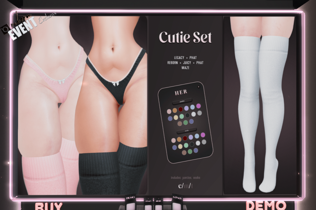 Cutie Set - Legacy/Reborn/+mods, L$1050 FP