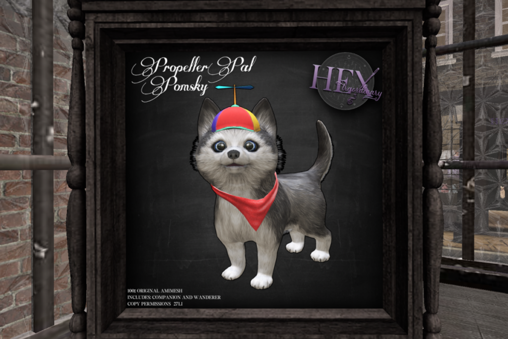 Propeller Pal Pomsky	&lt;a href=&quot;http://maps.secondlife.com/secondlife/Old%20Salem/28/153/26&quot;&gt;TELEPORT&lt;/a&gt;
